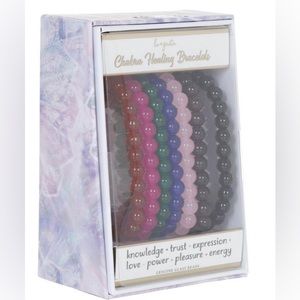 La Gaeta 7 Pc Chakra Healing Bead Bracelets